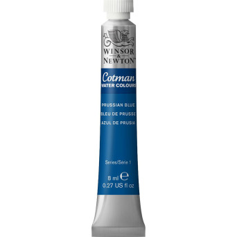 Cotman Watercolor Paint - Winsor & Newton - Prussian Blue, 8ml