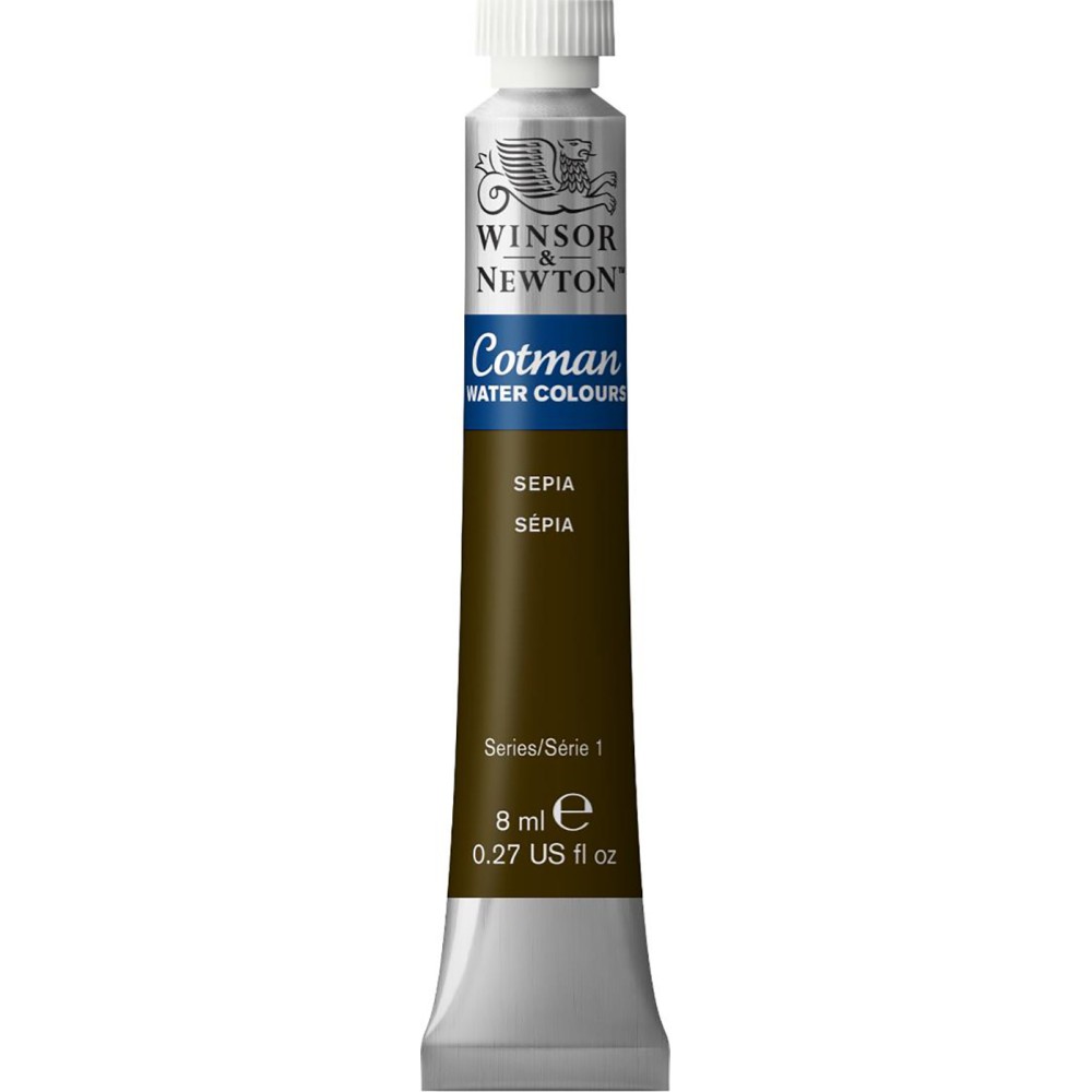 Cotman Watercolor Paint - Winsor & Newton - Sepia, 8ml