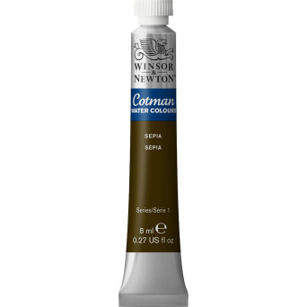 Farba akwarelowa Cotman - Winsor & Newton - Sepia, 8 ml
