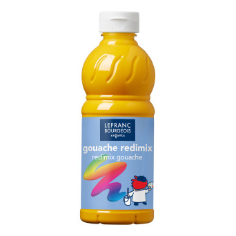 Farba plakatowa - Lefranc & Bourgeois - nasycona żółć, 500 ml