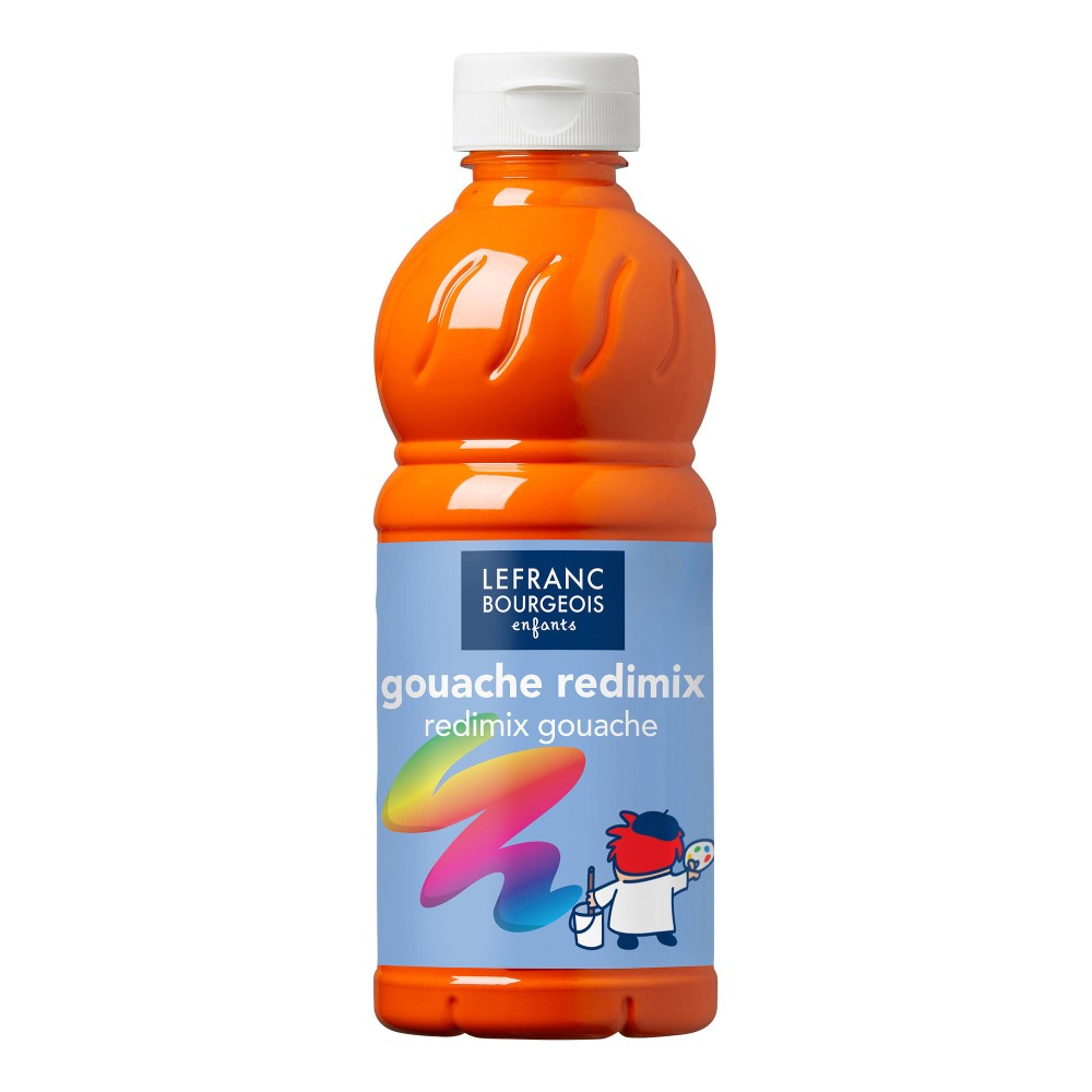 Farba plakatowa - Lefranc & Bourgeois - nasycony pomarańcz, 500 ml