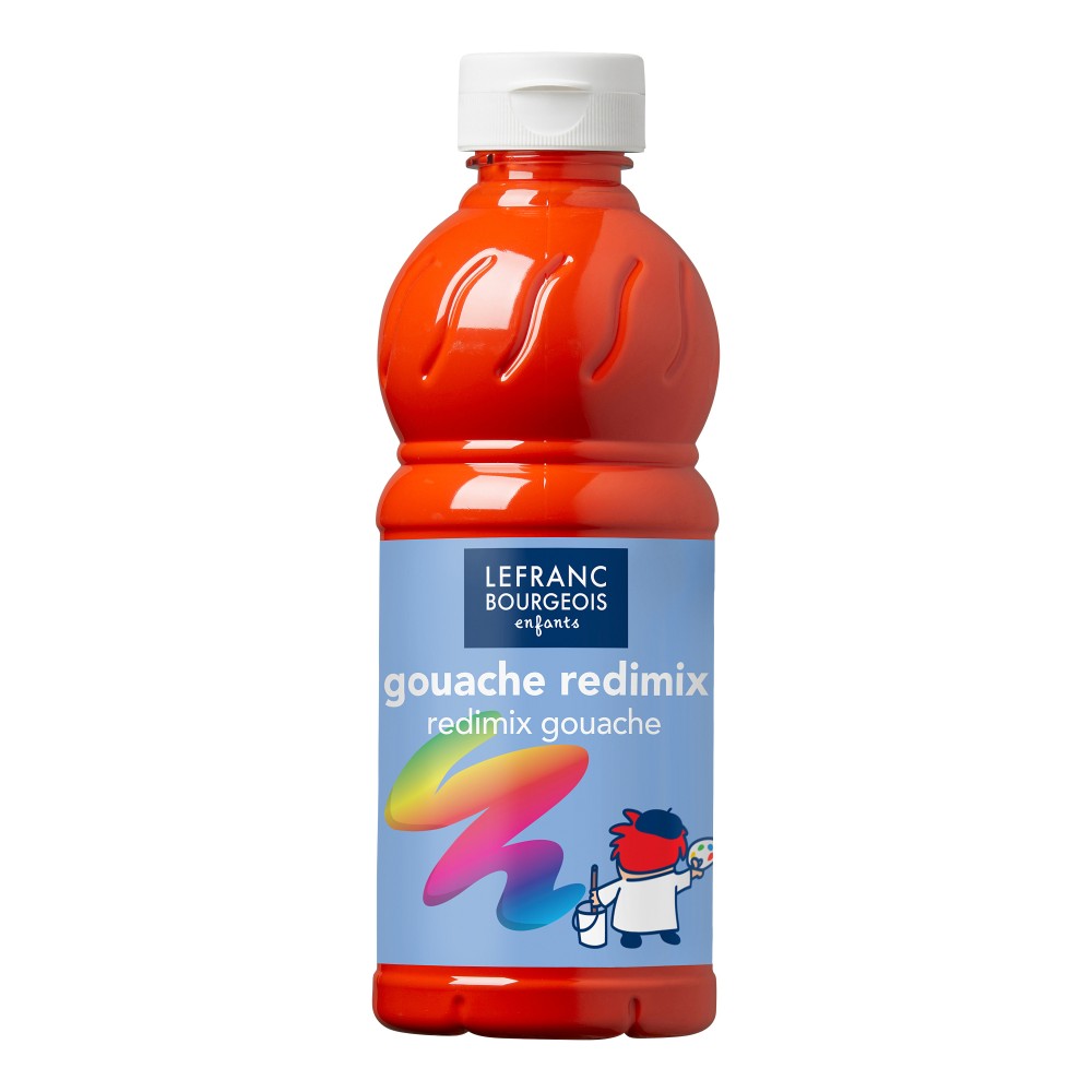Farba plakatowa  - Lefranc & Bourgeois - chińska czerwień, 500 ml
