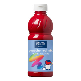 Farba plakatowa - Lefranc & Bourgeois - ciemnoczerwona, 500 ml