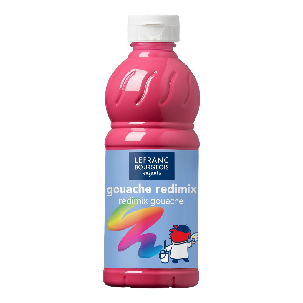 Farba plakatowa - Lefranc & Bourgeois - ciemnoróżowa, 500 ml