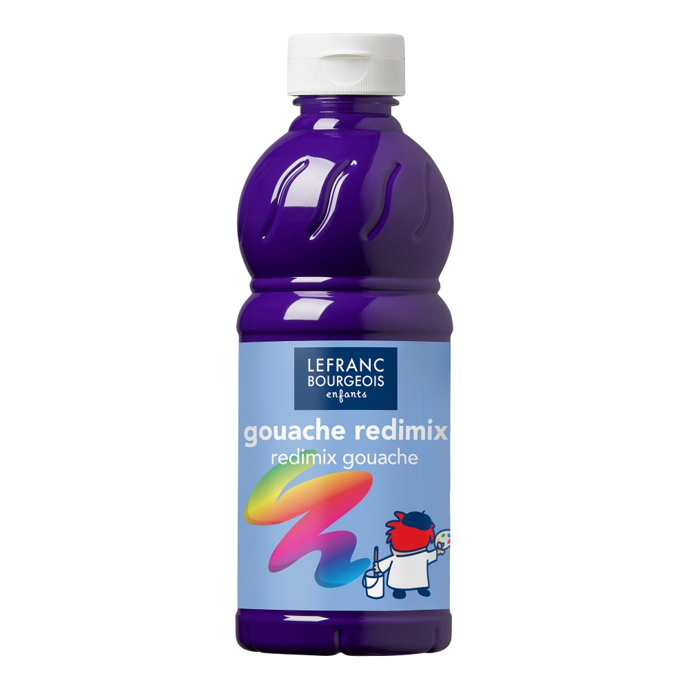 Farba plakatowa - Lefranc & Bourgeois - fioletowa, 500 ml