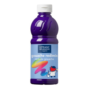 Farba plakatowa - Lefranc & Bourgeois - fioletowa, 500 ml