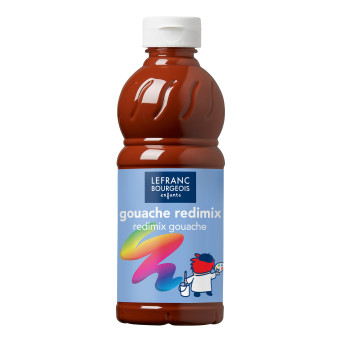 Farba plakatowa - Lefranc & Bourgeois - brązowa, 500 ml