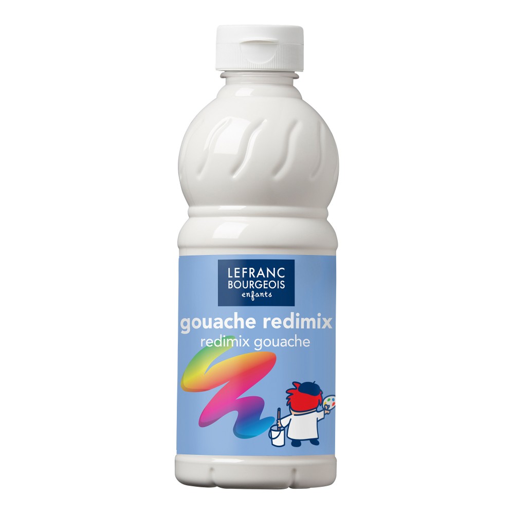 Farba plakatowa - Lefranc & Bourgeois - biała, 500 ml