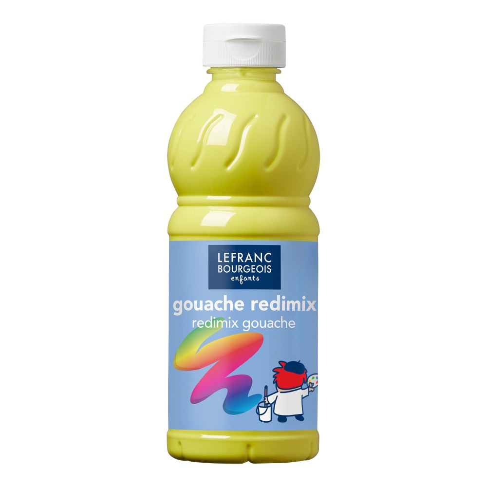 Farba plakatowa - Lefranc & Bourgeois - żółta cytrynowa, 500 ml