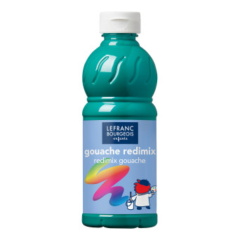 Farba plakatowa - Lefranc & Bourgeois - szmaragdowa zieleń, 500 ml