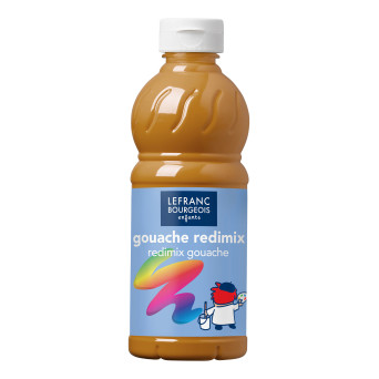 Gouache paint - Lefranc & Bourgeois - gold, 500 ml