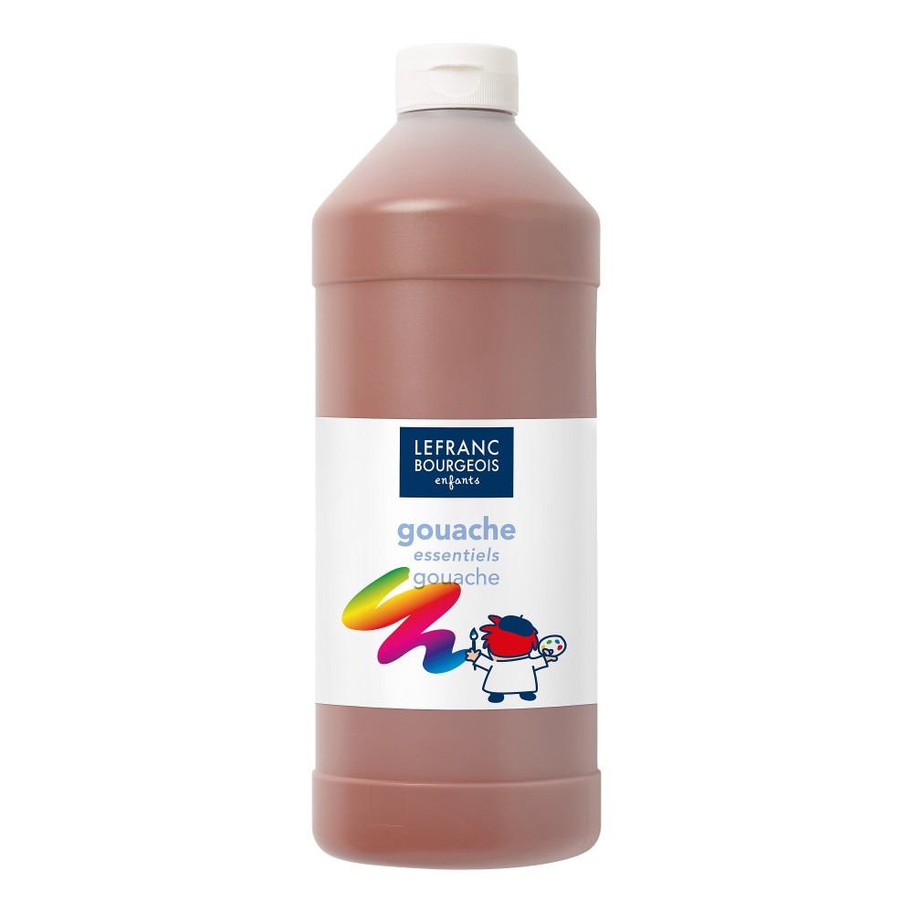 Gouache paint - Lefranc & Bourgeois - brown, 1 l