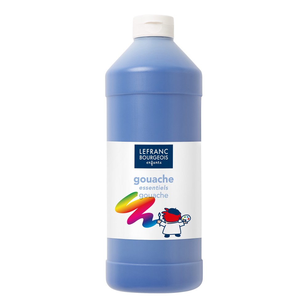 Gouache paint - Lefranc & Bourgeois - dark Blue, 1 l