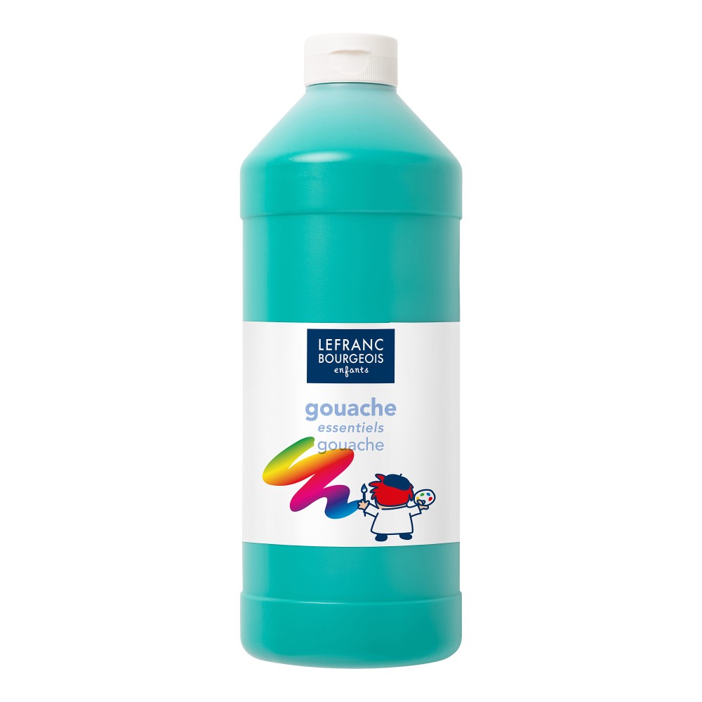 Gouache paint - Lefranc & Bourgeois - dark green, 1 l