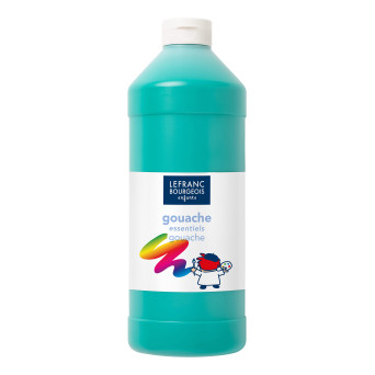 Gouache paint - Lefranc & Bourgeois - dark green, 1 l