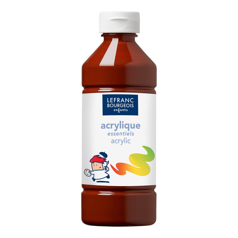 Farba akrylowa - Lefranc & Bourgeois - brązowa, 500 ml