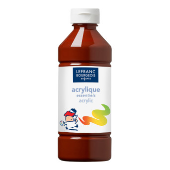 Farba akrylowa - Lefranc & Bourgeois - brązowa, 500 ml