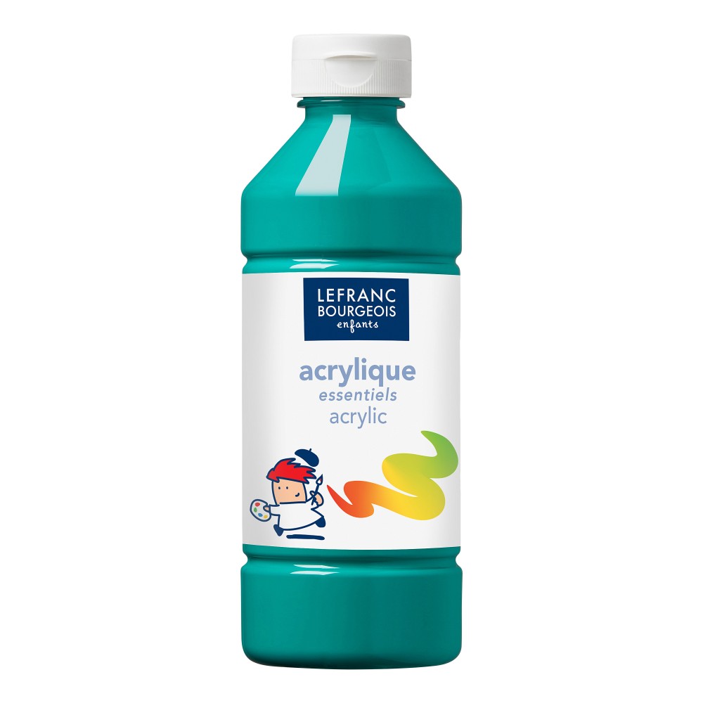 Farba akrylowa - Lefranc & Bourgeois - ciemnozielona, 500 ml
