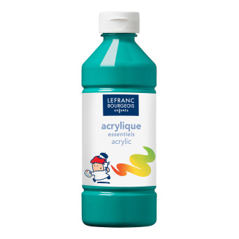 Acrylic paint - Lefranc & Bourgeois - dark green, 500 ml