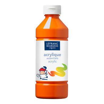 Acrylic paint - Lefranc & Bourgeois - orange, 500 ml