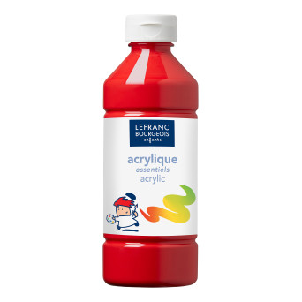 Farba akrylowa - Lefranc & Bourgeois - czerwona, 500 ml