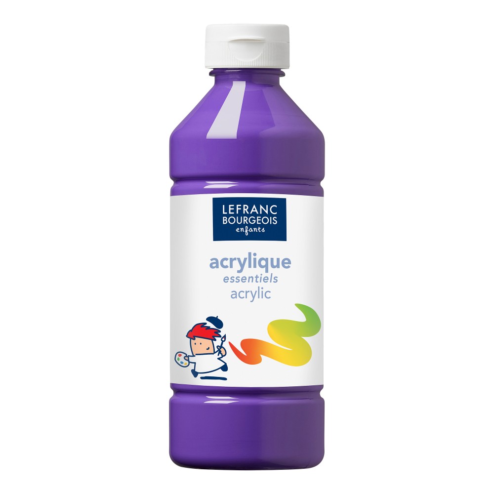 Acrylic paint - Lefranc & Bourgeois - violet, 500 ml