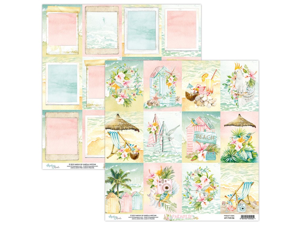 Papier 30 x 30 cm - Mintay - Paradise 06