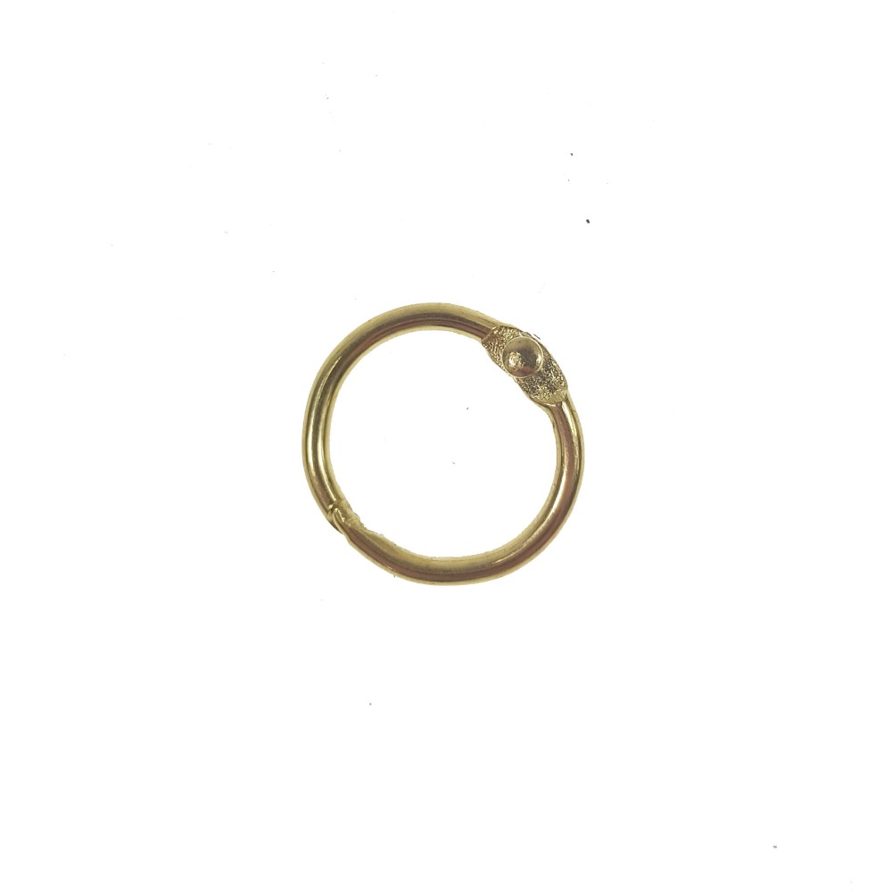 Metal rings - Simply Crafting - gold, 14 mm, 6 pcs.