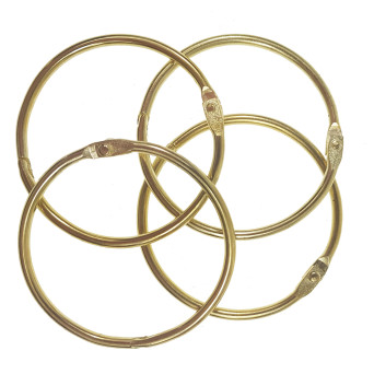 Metal rings - Simply Crafting - gold 50 mm 4 pcs.