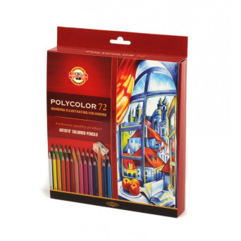 Zestaw kredek Polycolor - Koh-I-Noor - 72 szt.