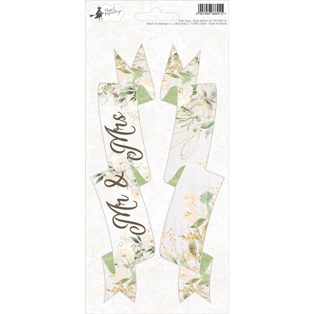 Party sticker sheet - Piątek Trzynastego - Truly Yours 03