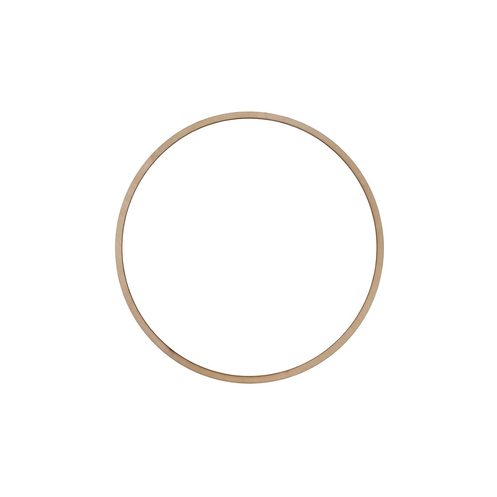 Wooden hoop, base for wreaths, macrames and dream catchers - Simply Crafting - dia. 18 cm