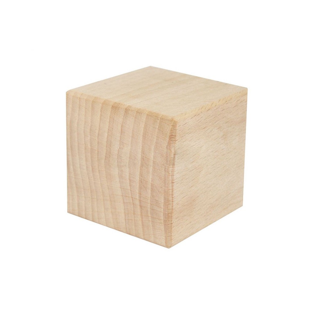 Wooden cube - 5,6 x 5,6 cm