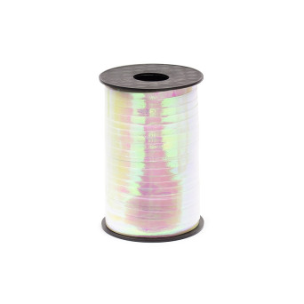 Plastic ribbon - opalescent, 5 mm x 225 m