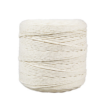 Cotton cord for macrames - natural, light beige, 2 mm, 500 g, 300 m