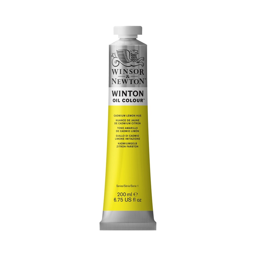 Farba olejna Winton Oil Colour - Winsor & Newton - cadmium lemon hue, 200 ml