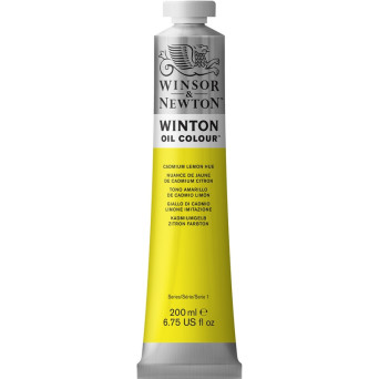 Farba olejna Winton Oil Colour - Winsor & Newton - cadmium lemon hue, 200 ml