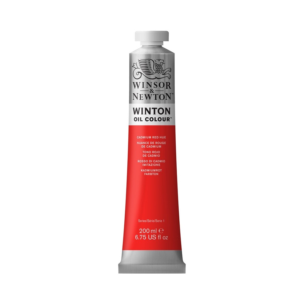 Oil paint Winton Oil Colour - Winsor & Newton - cadmium red hue, 200 ml