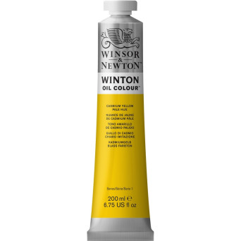 Farba olejna Winton Oil Colour - Winsor & Newton - cadmium yellow pale hue, 200 ml