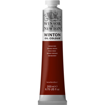 Oil paint Winton Oil Colour - Winsor & Newton - indian red, 200 ml