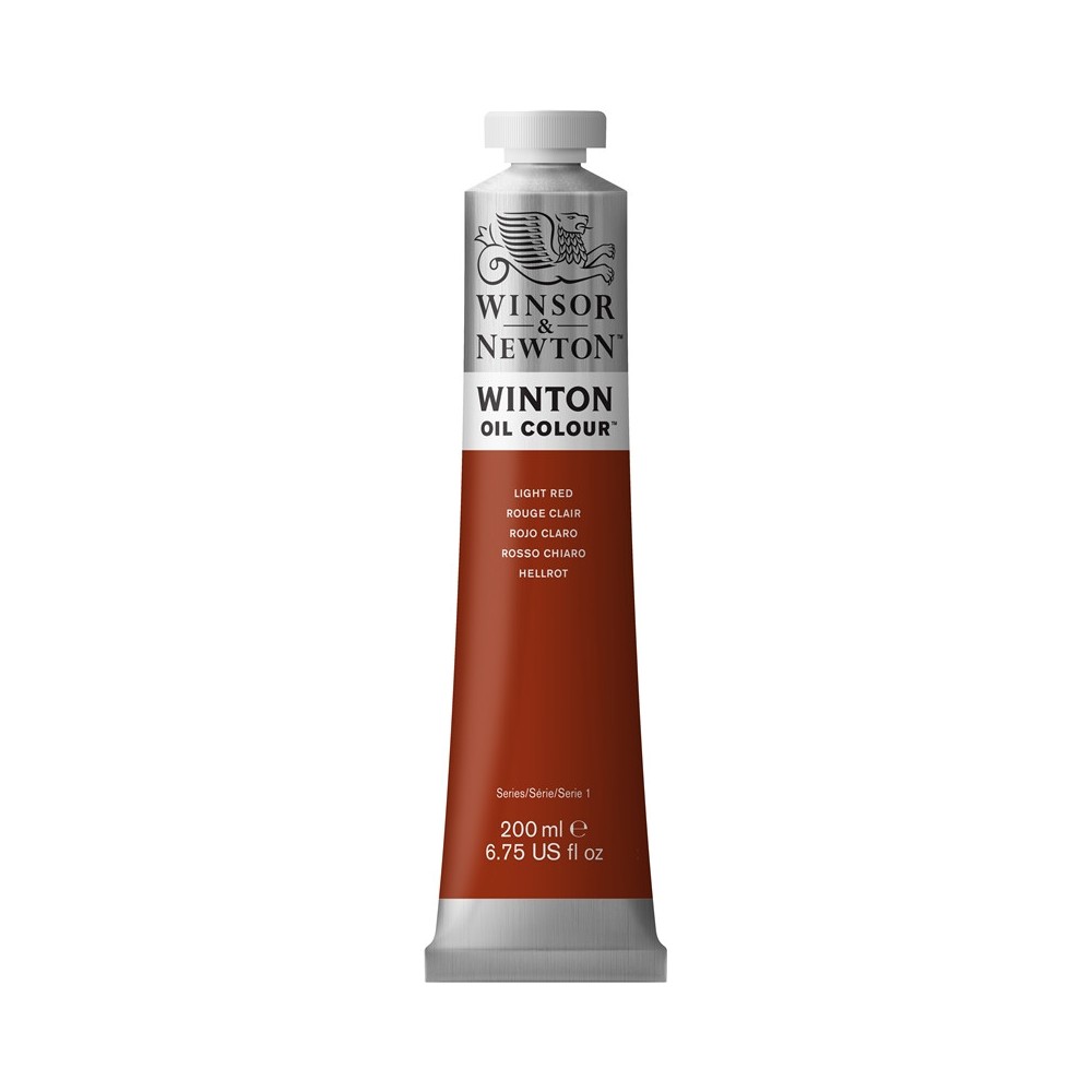 Oil paint Winton Oil Colour - Winsor & Newton - light red, 200 ml