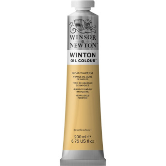 Oil paint Winton Oil Colour - Winsor & Newton - naples yellow hue, 200 ml