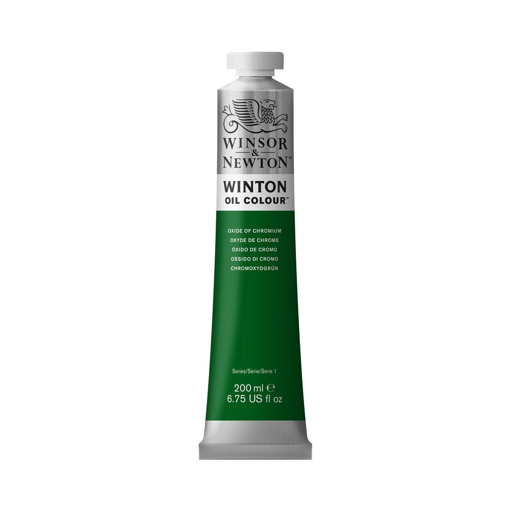 Oil paint Winton Oil Colour - Winsor & Newton - oxide of chromium, 200 ml