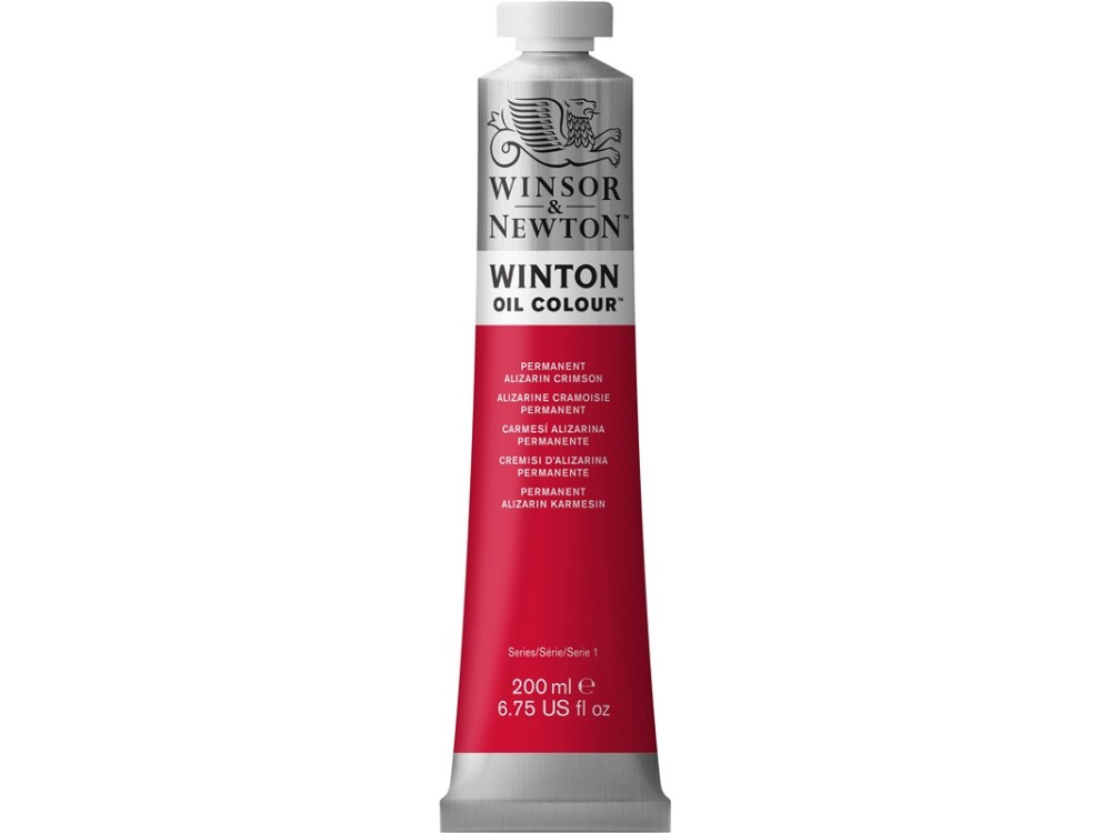 Farba olejna Winton Oil Colour - Winsor & Newton - permanent alizarin crimson, 200 ml