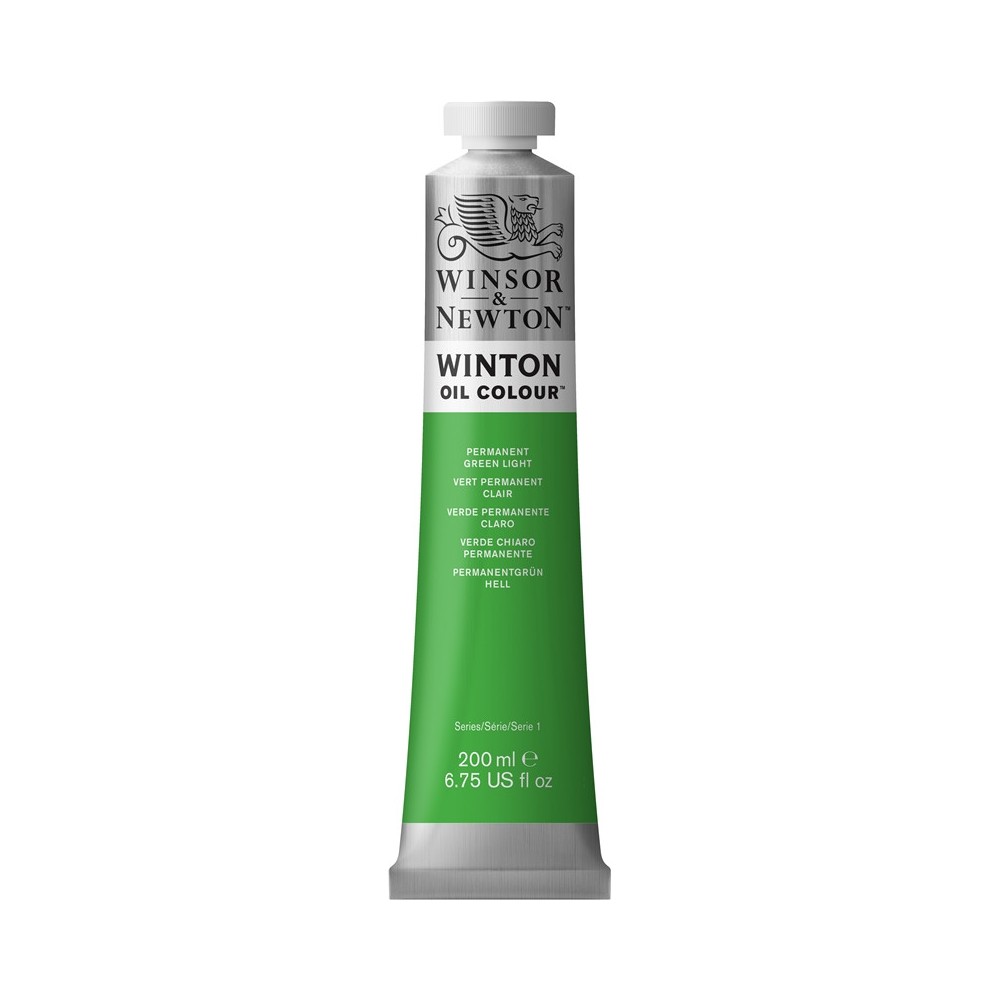 Oil paint Winton Oil Colour - Winsor & Newton - permanent green light, 200 ml
