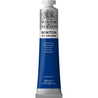 Farba olejna Winton Oil Colour - Winsor & Newton - phthalo blue, 200 ml