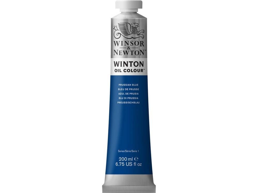 Farba olejna Winton Oil Colour - Winsor & Newton - prussian blue, 200 ml