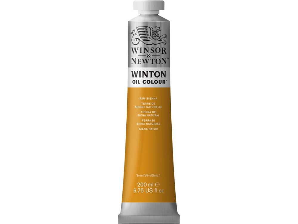 Oil paint Winton Oil Colour - Winsor & Newton - raw sienna, 200 ml