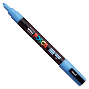 Marker Posca PC-3M - Uni - błękitny, sky blue