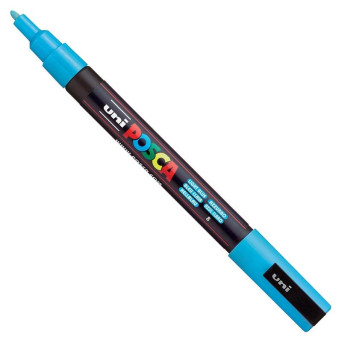 Marker Posca PC-3M - Uni - jasnoniebieski, light blue